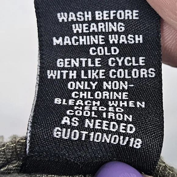 Stitch Star Womens Camo Print Belted Stretchy Capri Sz 10 Athleisure Summer Punk - Picture 6 of 6